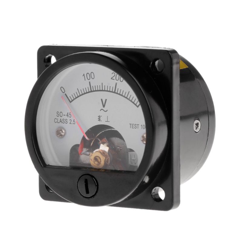 Analog Meter Gauge - 전압계 SO-45 AC 0-300V 원형 아날로그