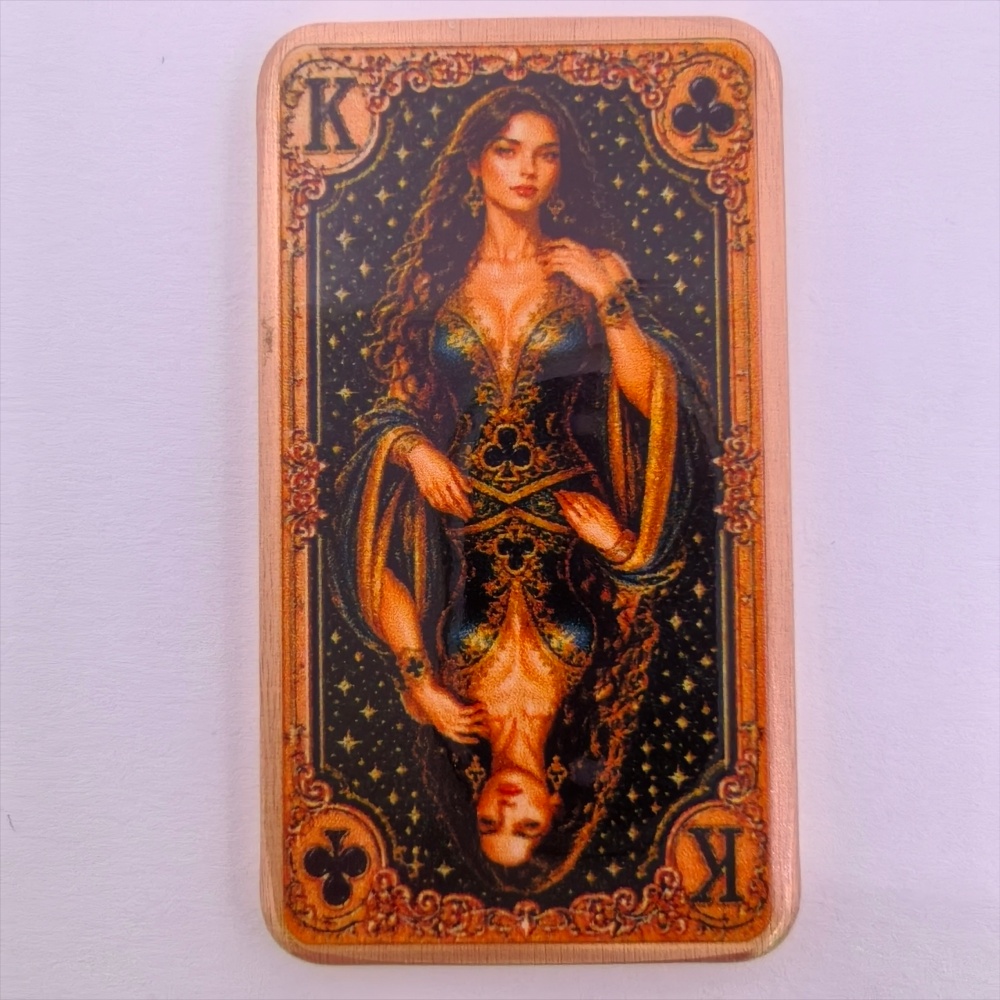 Vintage Collectible Playing Cards - 1온스 .999 순동 바 포커 카드