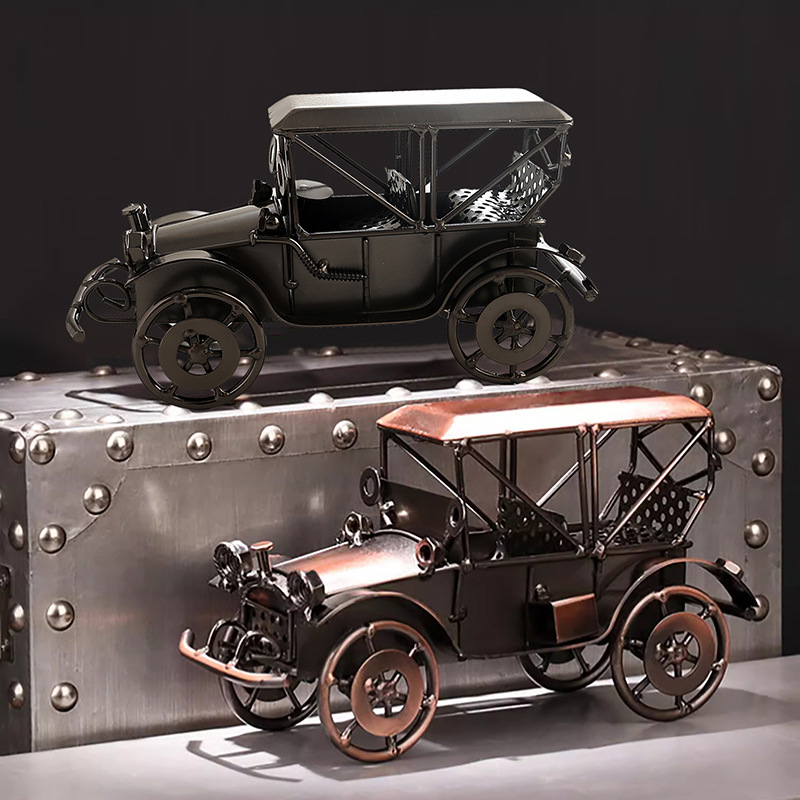 Vintage Collectible Model Cars - 유럽 ​​스타일의 빈티지 합금 오래된 자동차