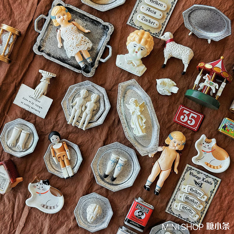 미니어처 빈티지 인형 세트, 핸드페인팅 앤틱 페그 인형 - Vintage Collectible And Vintage Dolls 리뷰 및 가격