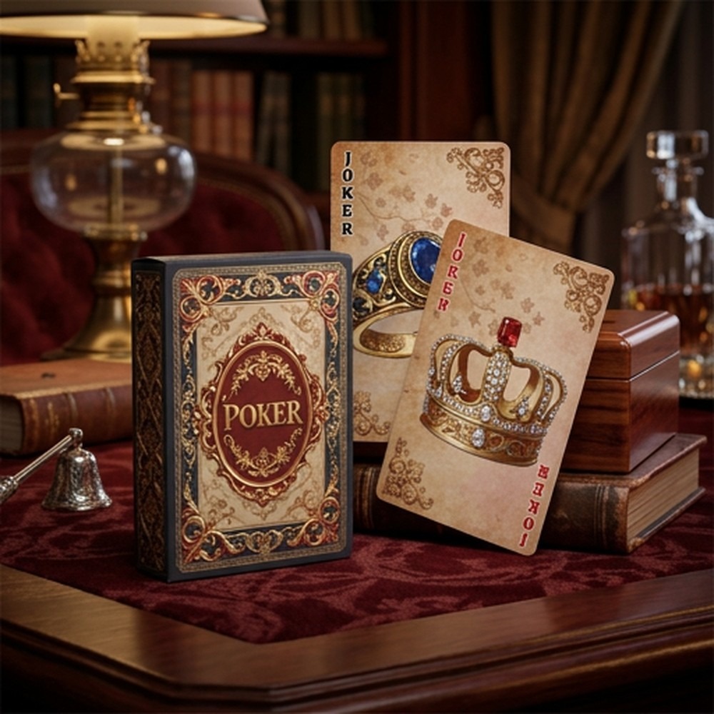 빈티지 스타일의 왕궁 테마 트럼프 카드 세트, 54가지 - Vintage Collectible Playing Cards 리뷰 및 가격