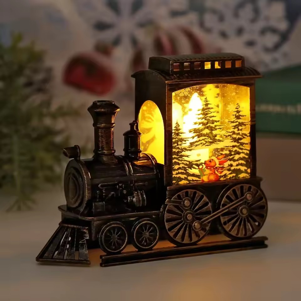 LED 야간 조명 빈티지 휴대용 기차 모양 야간 램프  - Vintage Things Collection 리뷰 및 가격
