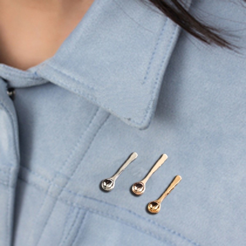 귀여운 디자인 스푼 브로치 작은 사이즈 독창적인 금속  - Vintage Collectible Spoons 리뷰 및 가격