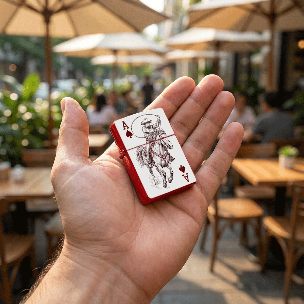 플립탑 라이터 카우보이 로데오 에이스 오브 스페이드 플 - Vintage Collectible Playing Cards 리뷰 및 가격