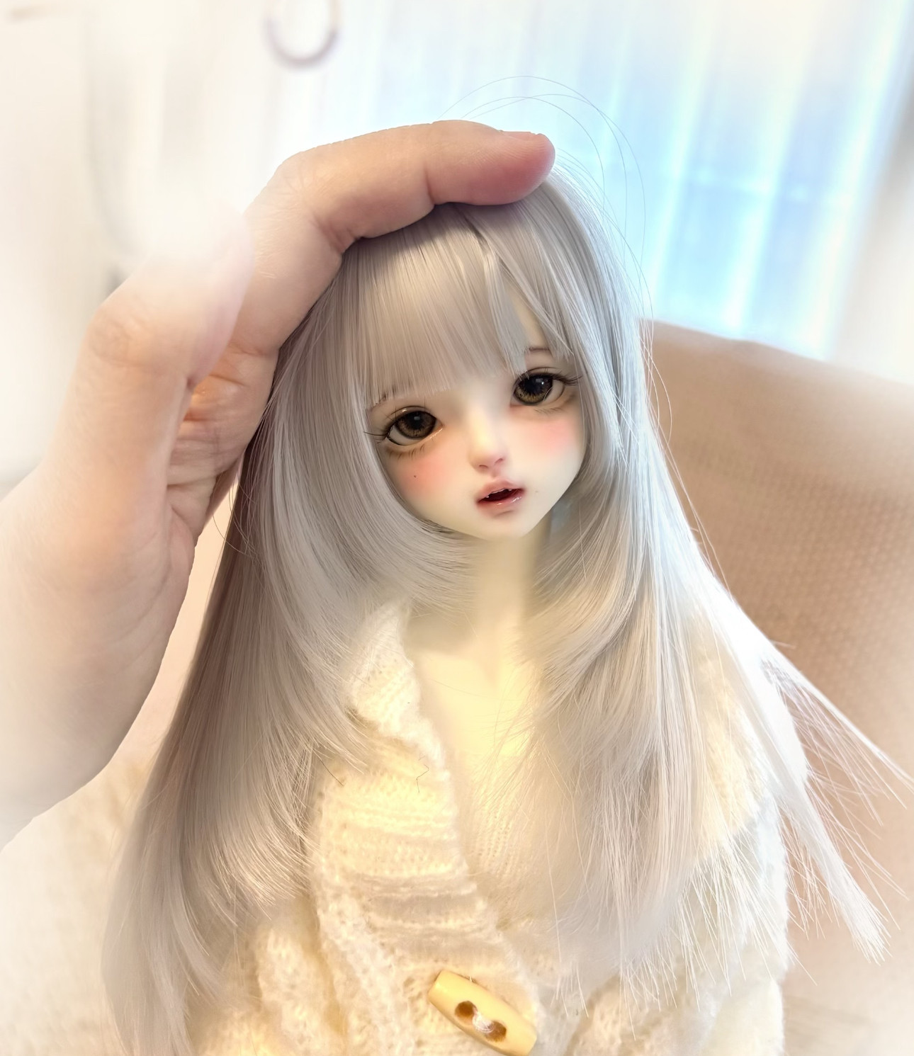 인형 헤어 가발, 빈티지 스위트 걸 교체용 가발, 내열 - Vintage Collectible And Vintage Dolls 리뷰 및 가격