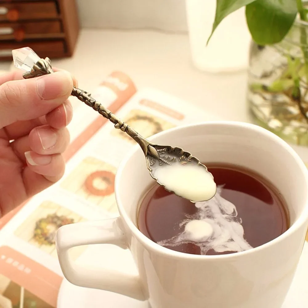 6pcs 세트 아이스크림 스푼 잼 스푼 디저트 스푼 아 - Vintage Collectible Spoons 리뷰 및 가격