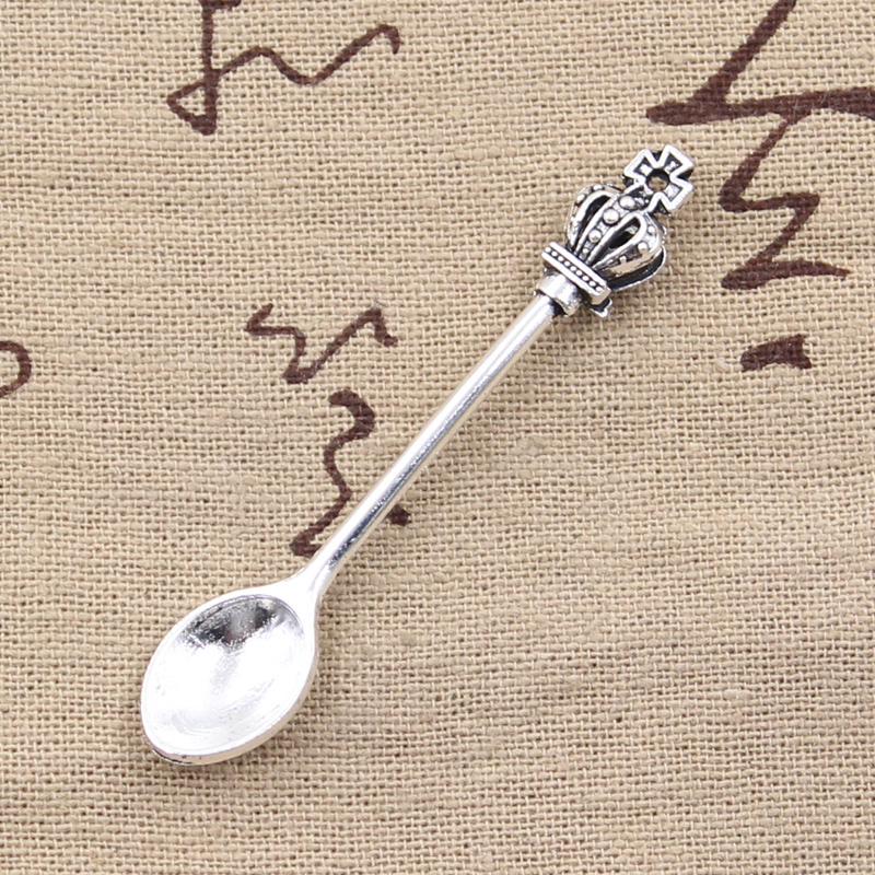 8pcs 매력 주방 스푼 크라운 57x9mm 골동품 만 - Vintage Collectible Spoons 리뷰 및 가격