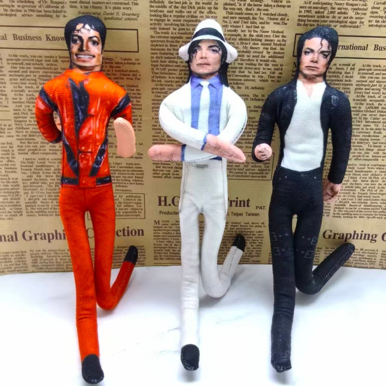 빈티지 MJ 마이클 잭슨 코스프레 소품 인형 구부릴 수 - Vintage Collectible And Vintage Dolls 리뷰 및 가격