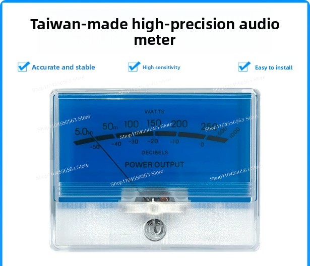 TN-90 타입 블루 백라이트 VU 레벨 미터, 튜브  - Analog Meter Gauge 리뷰 및 가격