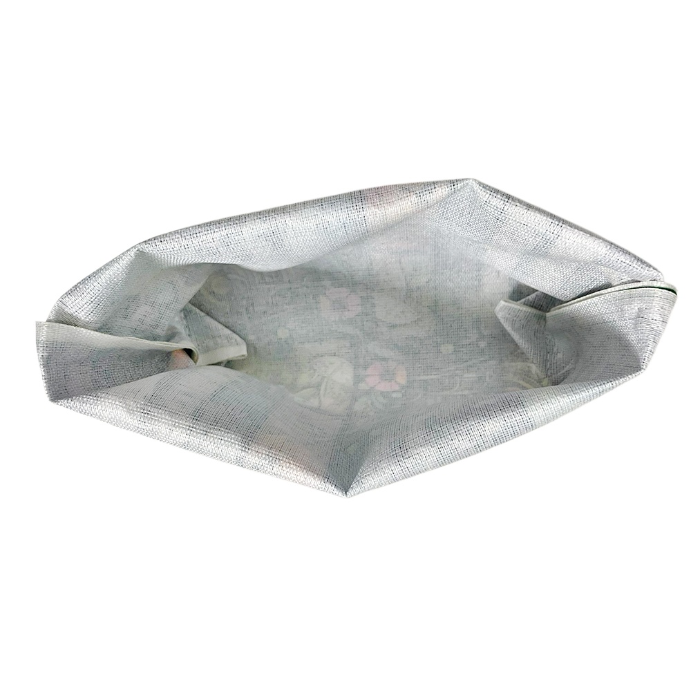 빈티지 시크 메이크업 가방 지퍼 클로저 대용량 소녀 화 - Vintage Items 리뷰 및 가격