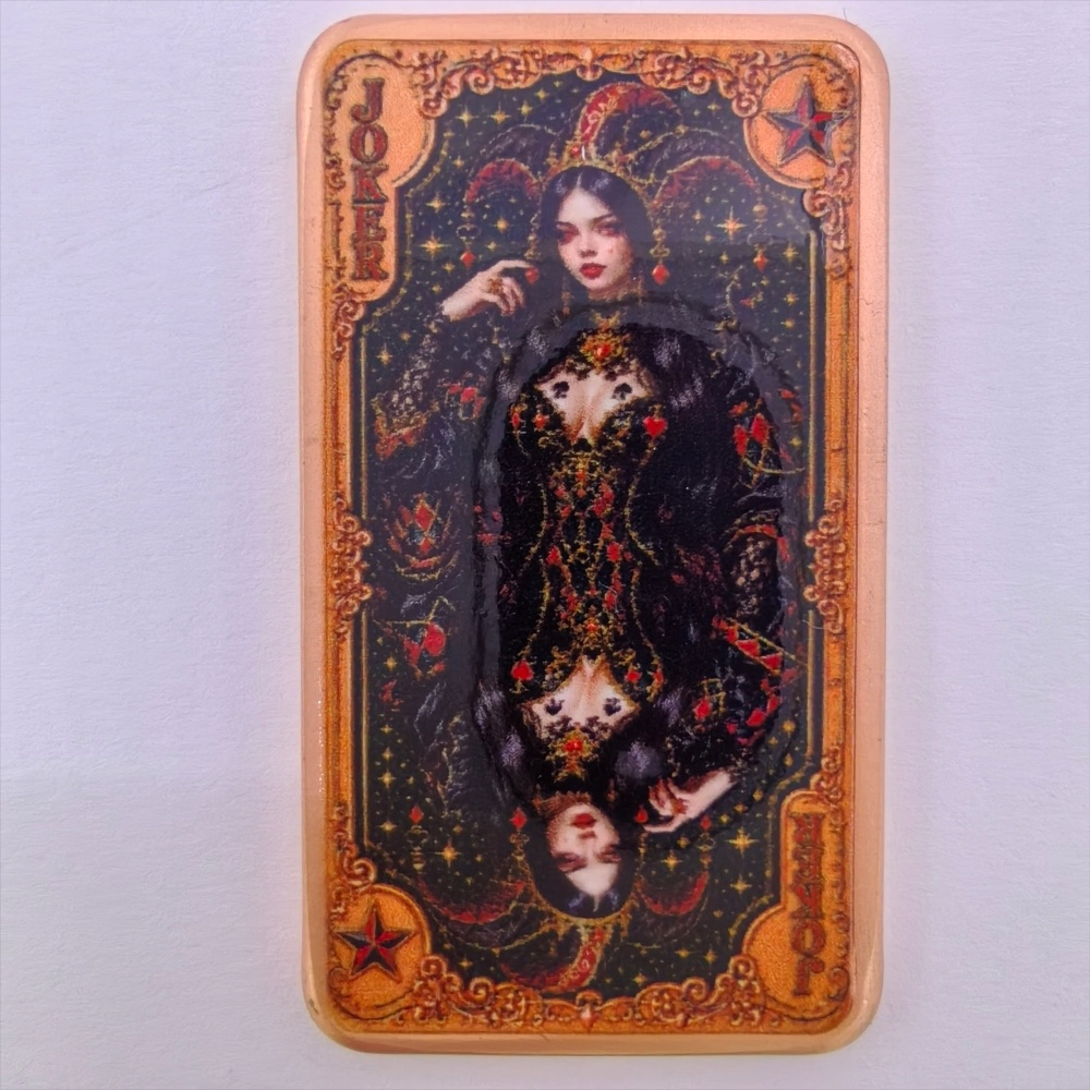 1온스 .999 순동 바 포커 카드 조커 빈티지 고딕  - Vintage Collectible Playing Cards 리뷰 및 가격