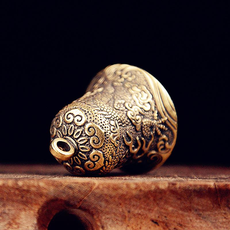 빈티지 황동 벨 새겨진 드래곤 토템 절묘한 공예품 교수 - Vintage Collectible Bells 리뷰 및 가격