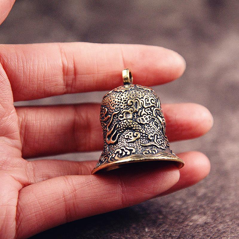 빈티지 황동 벨 새겨진 드래곤 토템 절묘한 공예품 교수 - Vintage Collectible Bells 리뷰 및 가격