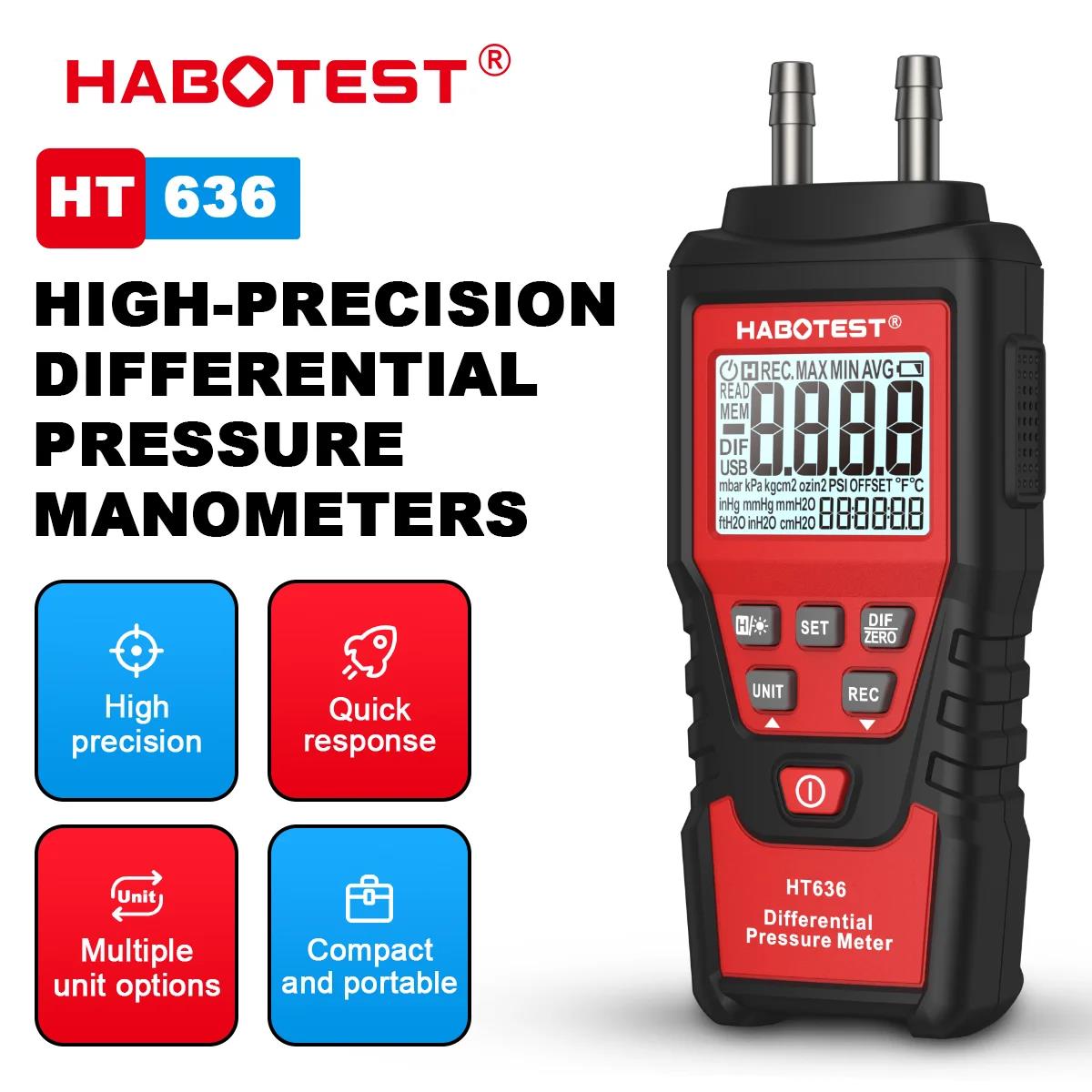HABOTEST HT636 디지털 압력 게이지 압력계  - Analog Meter Gauge 리뷰 및 가격