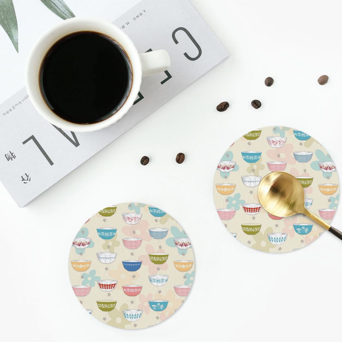 빈티지 파이렉스 볼 컬렉션 코스터 PVC 가죽 플레이스 - Vintage Collectible Pyrex 리뷰 및 가격