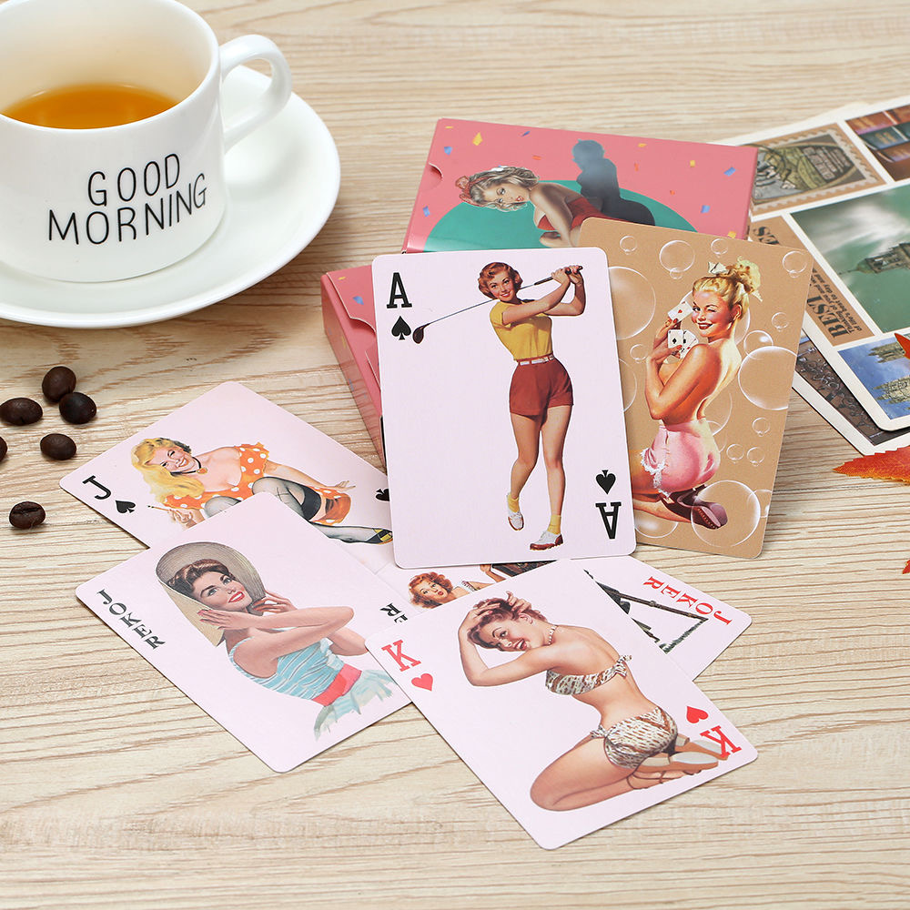 빈티지 섹시한 비키니 아름다움 카드 놀이, 파티 게임  - Vintage Collectible Playing Cards 리뷰 및 가격