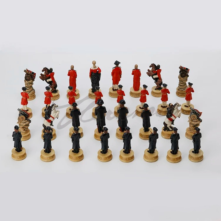 미국 혁명전쟁 레진 체스 세트 영국군 대 미국군 병사  - Vintage Vs Collectible 리뷰 및 가격