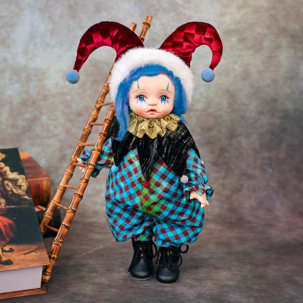 할로윈 선물 14인치 세라믹 광대 인형 빈티지 수집용  - Vintage Collectible And Vintage Dolls 리뷰 및 가격